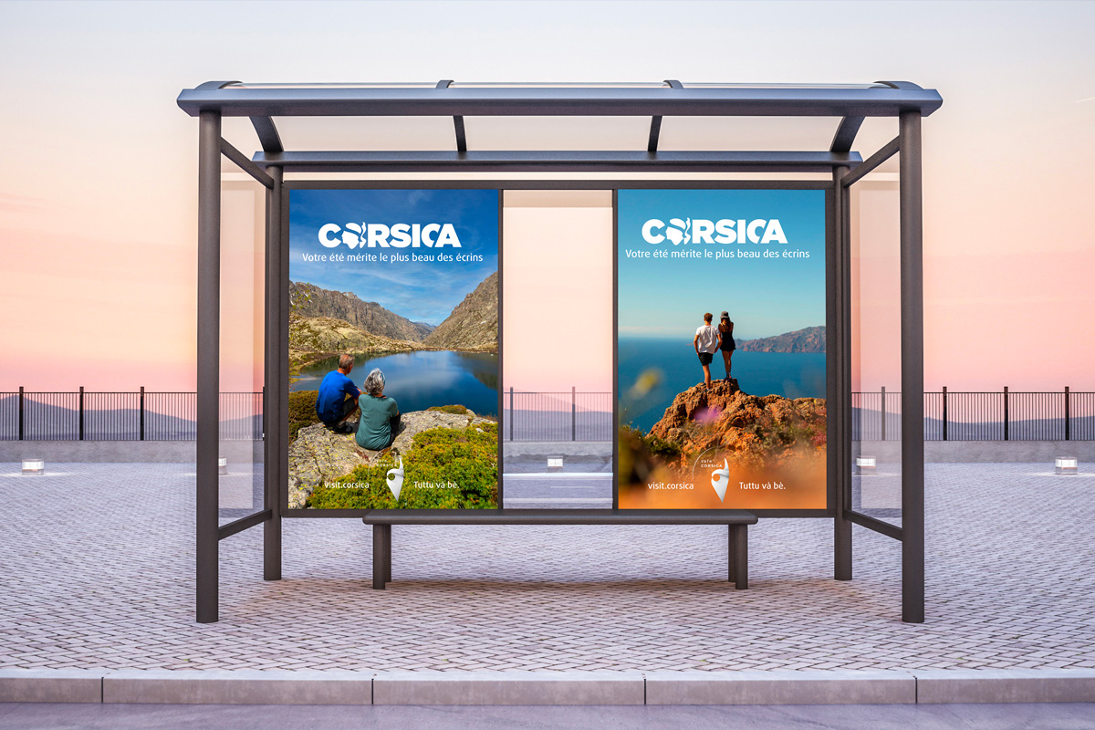 Campagne communication touristique Corse 2022